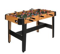 Futbolín de Madera con 4 Patas, 121x61x79 Cm, Negro