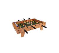 COLORBABY - Futbolín de mesa CB Games (43310) 18 jugadores, madera, marcadores manuales 2-4 personas