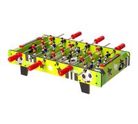 ColorBaby 85435 Mesa de futbolín Infantil, 60x32x14 cm, 2 Jugadores, Marcadores manuales, De Madera Resistente, Juegos de Mesa, Futbolines para niños, 6 años y mas