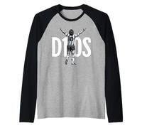 Futbolista Celebration Diego Maradona D10S Dios Throwback Camiseta Manga Raglan