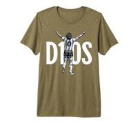 Futbolista Celebration Diego Maradona D10S Dios Throwback Camiseta Premium