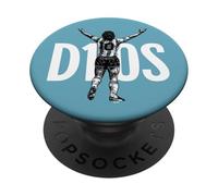 Futbolista Celebration Diego Maradona D10S Dios Throwback PopSockets PopGrip Adhesivo