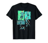 Futbolistas Fans Ball Kick Graphic Cool Streetwear Design Camiseta