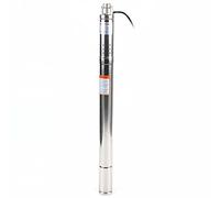 Futchoy Bomba para pozos profundos de acero inoxidable, bomba sumergible de 50 mm, 370 W, 1000 L/h, 55 m, compatible con arena, bomba de agua de 230 V