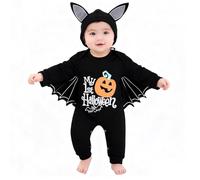 FUTERLY Disfraz Halloween Bebe, Disfraz Murcielago Bebe, Disfrazs Calabaza Bebes, Disfraces Halloween Bebes, Traje Halloweens Bebé, Mi Primer Halloweens Bebé Body 12-18 Meses