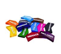 Futhark Contadores/contadores de palabras clave MTG para Magic The Gathering - Juego de 60 tokens MTG codificados por colores: jugabilidad/magia mejoradas The Gathering Gift