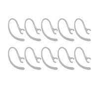 Futheda 10 Piezas Bluetooth Auricular Receptor Clip de 360 Grados Giratorio Abrazadera Soporte de Oreja Gancho de Repuesto (Transparente)