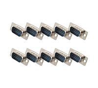Futheda 10 piezas conectores DB9 macho para ordenador tipo soldadura 9 pines RS232 Socket D-SUB