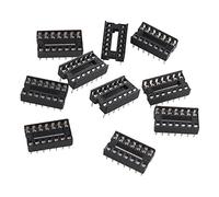 Futheda 10PCS 14 Pin 2,54 mm Pitch Dip/DIL IC Sockets Solder Type Adaptador