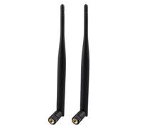 Futheda 2 Piezas Antena WiFi Doble Banda 2.4GHz 5GHz 5.8GHz 6dBi RP-SMA Macho MIMO para Enrutador WiFi Inalámbrico Adaptador Tarjeta de Red Cámara de Eeguridad