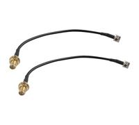 Futheda 2 Piezas Cable adaptador de antena 4G SMA hembra a TS9 macho 15cm para router de antena externa Huawei E5372 E5577 E5786 E5787 Vodafone Netgear Hsdpa MiFi módem Hotspot UMTS Mobile