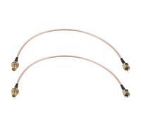 Futheda 2 Piezas Cable Antena WiFi RP-SMA Macho a Hembra Cable Coaxial Extensión Antena WiFi Montaje en Mamparo RG316 30cm para Mini PCI Express PCIE Tarjeta de Red Puerta de Enlace Enrutador WiFi
