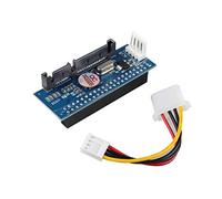 Futheda Adaptador para Disco Duro SATA de 3,5 IDE a Serial ATA (módulo PCB, 4 Pines, Cable IDE de alimentación Paralelo a la Tarjeta de Puerto Serie)
