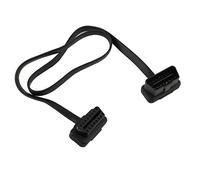 Futheda - Cable de extensión OBD-II OBD2 para coche, cable plano de 16 pines macho a hembra, adaptador de conector de diagnóstico compatible con Bluetooth, WiFi, USB, lectores de ECU, 60 cm