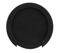 Futheda Cubierta acústica para guitarra eléctrica, tapón de agujero de sonido, caucho, 100 mm, color negro