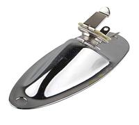 Futheda Enchufe de salida de conector de clavija de guitarra eléctrica estilo barco cromado con tornillos para guitarra FD Strat de repuesto