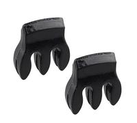 Futheda Juego de 2 silenciadores de metal para violín, silencioso, silencioso, para principiantes, color negro