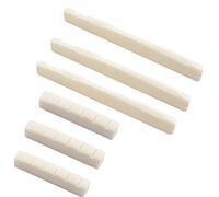 Futheda Juego de 3 piezas de 6 tuercas para sillín de hueso para guitarra, ukelelele, gallinero o guitarra eléctrica