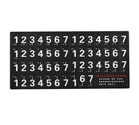 Futheda - Pegatinas para teclado o piano para teclados de 54/61 teclas, piano extraíble y teclado con notas musicales, pegatinas con guía de usuario (idioma español no garantizado), para niños