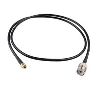 Futheda SMA Cable CB Radio Cable SMA Hembra a UHF Hembra SO239 Cable coaxial RG58 1m para Antena CB Radio Antena SMA WiFi Radio de Mano Radio Walkie Talkie Ham Radio