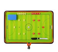 Futsal - Pizarra táctica con imanes, portable, con rotulador, esponja