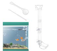 -Futterschale, Aquarium Futterrohr,Transparente Futterröhrchen mit Glasschale und Saugnapf | Set für Aquarien | Garnelenfütterung, Aufbewahrung, Pflege, Hobby, Aquariums Zubehör