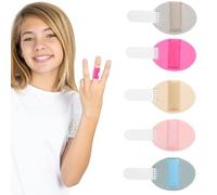 Futuhada 5 Pzs Férula en Gatillo, Ajustable Protector Ferula Dedo en Gatillo, Soporte Férulas Enderezadora para Dedos Mano para Artritis, Tendinitis, Dolor del Túnel Carpiano y Esguince (PequeñO)