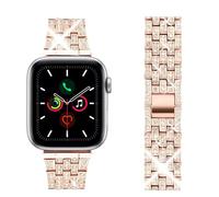 Futuhada Brillante Correa Compatible con Galaxy Watch S3/GT2/applewatch8Classic20MM Bling Diamante Pulsera de Repuesto para Mujeres y Niñas Pulsera Cristal Brillante Correa con Diamantes