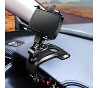 Futuhada Multifunción Soportes Móvil Coche para salpicadero y Parabrisas, Soporte para Teléfono para Automóvil Ajustable y Giratorio de 1400°, Adecuado para teléfonos Inteligentes de 3-7.2 Pulgadas