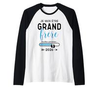 Futur Grand Frère 2026_ Je Vais être Grand Frère 2026 Camiseta Manga Raglan