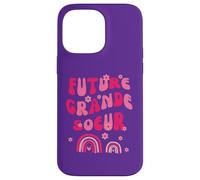 Futur Grande Sœur ARC-En-Ciel Rose Famille Enfant Carcasa para iPhone 14 Pro MAX