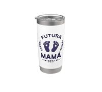 Futura Mamá 2027 Bebé en Camino Vaso térmico de acero inoxidable de doble pared