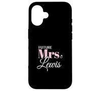 Futura Sra. Lewis Compromiso Boda Novia Carcasa para iPhone 16