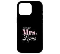 Futura Sra. Lewis Compromiso Boda Novia Carcasa para iPhone 16 Pro
