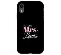 Futura Sra. Lewis Compromiso Boda Novia Carcasa para iPhone XR