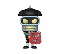 Futurama Pop Animation Vinyl Figure Bender (Matador) 9 cm