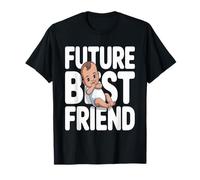 Future Best Friend Cute Baby Shower Anuncio Camiseta