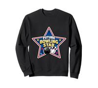 Future Bowling Star Bowler Kids Child Girl Boy Cita Dicho Sudadera