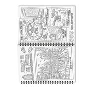 Future city coloring book for children: Coloring book for kids