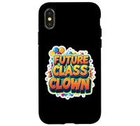 Future Class Payaso Primer Día De Escuela Kindergarten Divertido Carcasa para iPhone X/XS