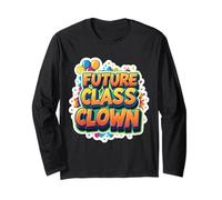Future Class Payaso Primer Día De Escuela Kindergarten Divertido Manga Larga