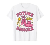 Future Dancer Kids Ballet Princesa Carrera Amante del Ballet Chicas Camiseta