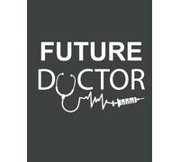 future doctor journal US letter size 8.5" by 11" notebook 150 pages lined journal for school college notes dairy planner paperback
