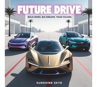 Future Drive - Luxury Car Coloring Book for Kids: A Collection of Cool Supercars and Futuristic Vehicles for Children Ages 4-10