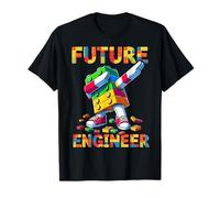 Future Engineer Funny Blocks Bricks Toy Lover Master Builder Camiseta