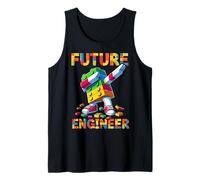 Future Engineer Funny Blocks Bricks Toy Lover Master Builder Camiseta sin Mangas