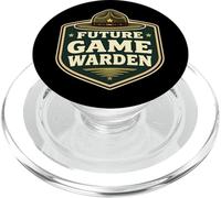 Future Game Warden Kids Child Girl Boy Oficial de conservación PopSockets PopGrip para MagSafe