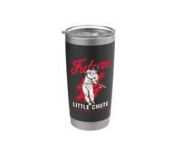 Future Little Chute jugador de béisbol estrella de béisbol Vaso térmico de acero inoxidable de doble pared