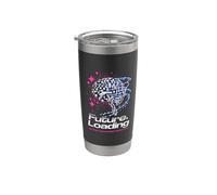 Future Loading Retro Machine Dreams Y2K Cybercore AI Brain Vaso térmico de acero inoxidable de doble pared