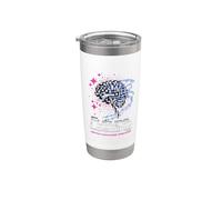 Future Loading Retro Machine Dreams Y2K Cybercore AI Brain Vaso térmico de acero inoxidable de doble pared